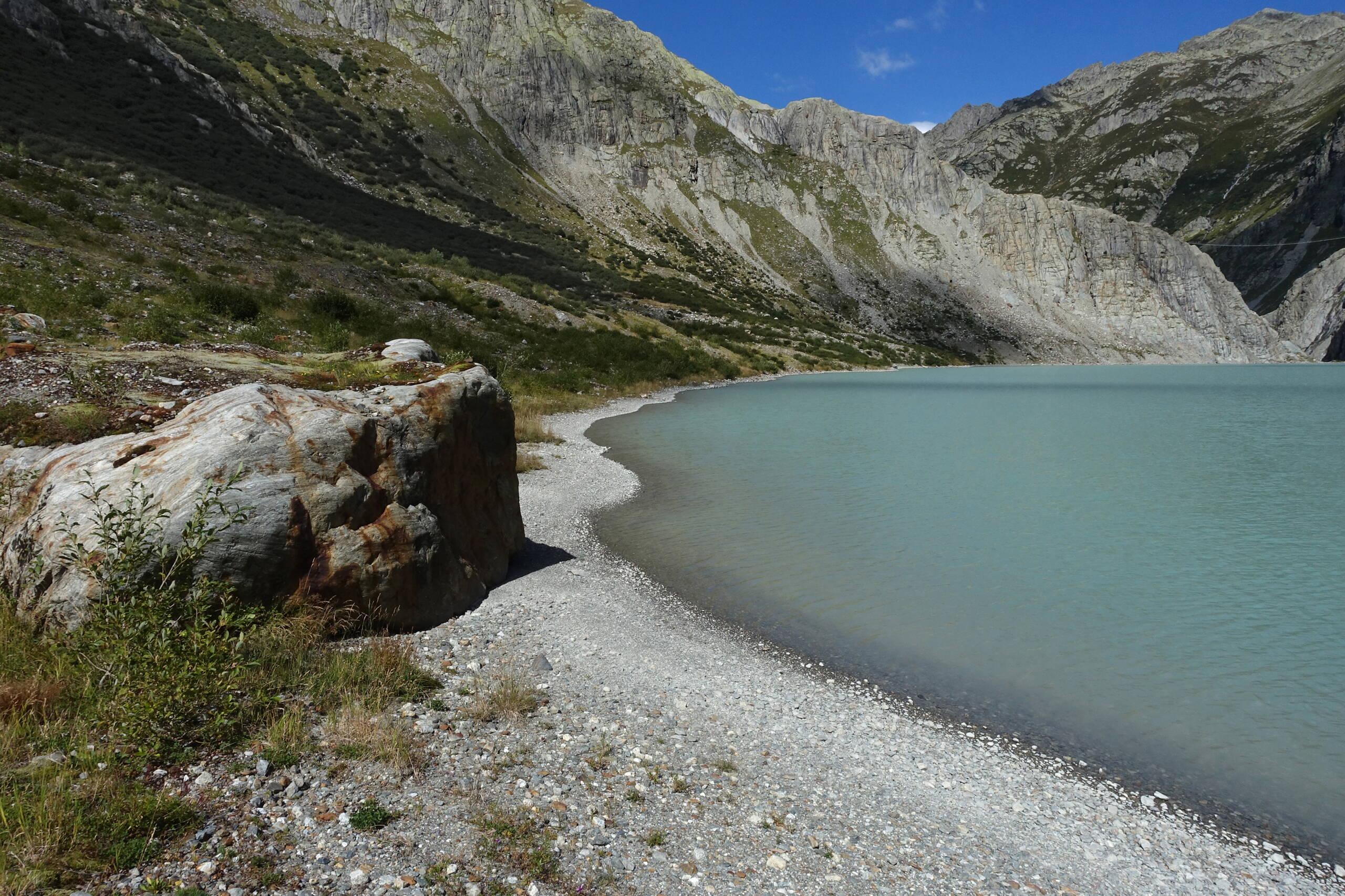 Am linken Ufer des Triftsees